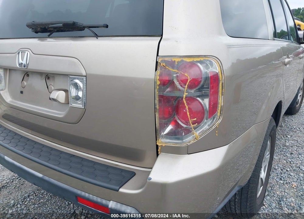 2007 HONDA PILOT EX-L VIN: 5FNYF28777B023138