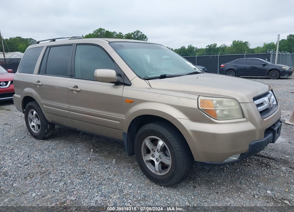 2007 HONDA PILOT EX-L VIN: 5FNYF28777B023138