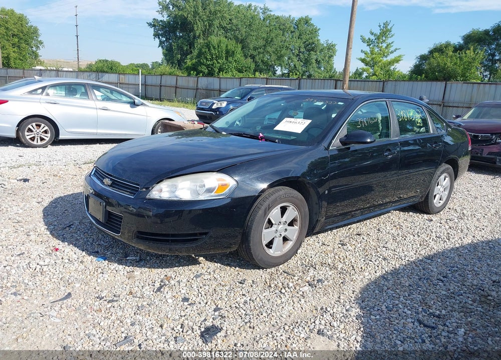 2009 CHEVROLET IMPALA LT VIN: 2G1WT57K891200172