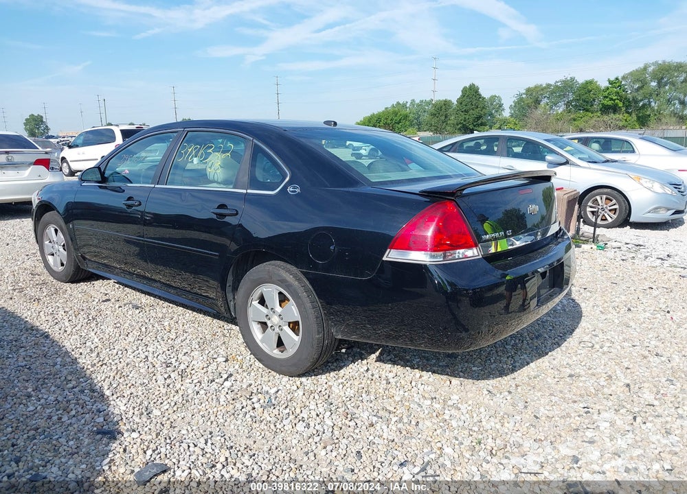 2009 CHEVROLET IMPALA LT VIN: 2G1WT57K891200172