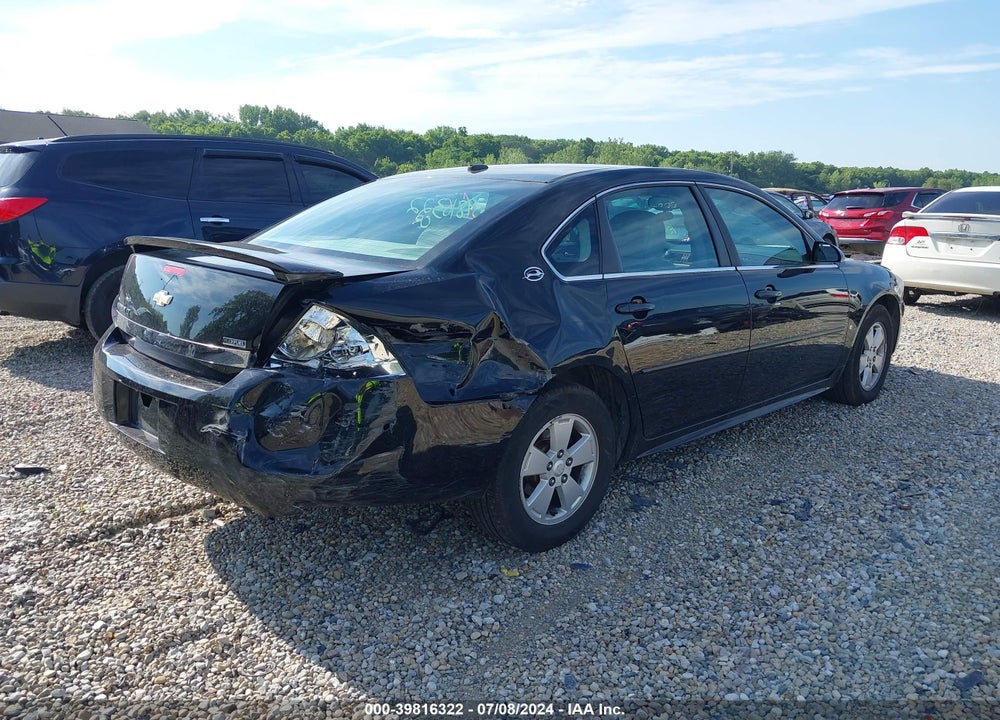 2009 CHEVROLET IMPALA LT VIN: 2G1WT57K891200172