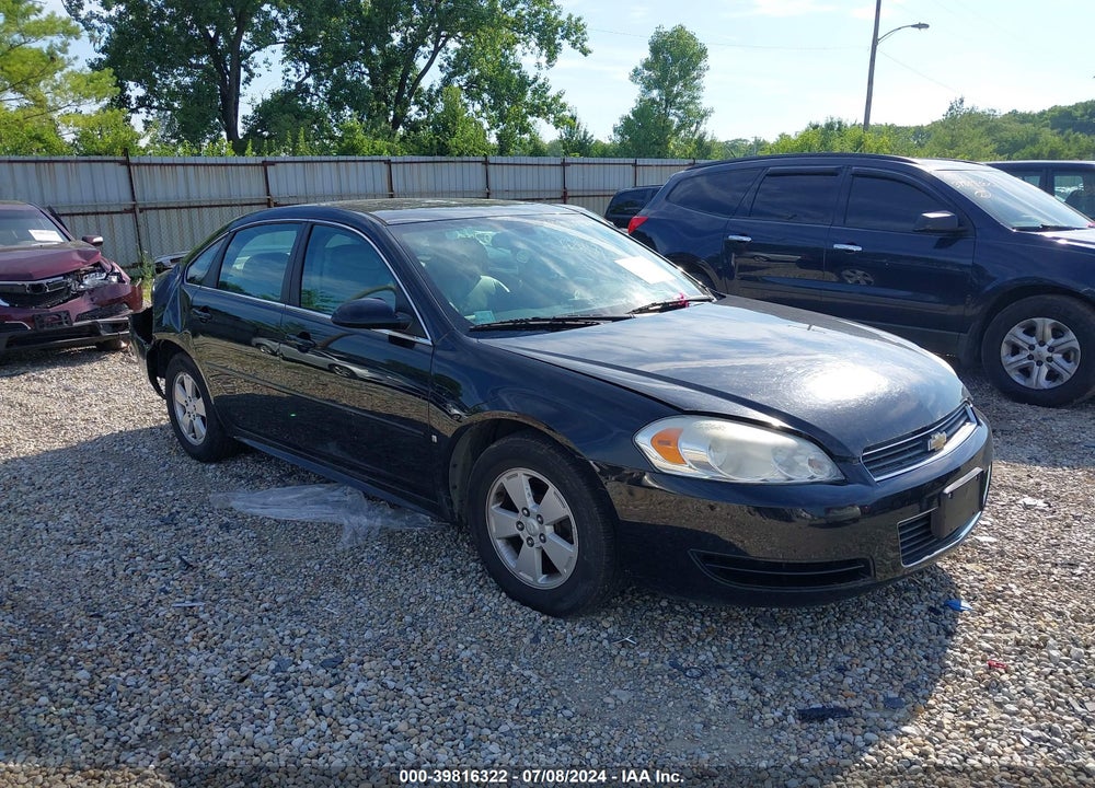 2009 CHEVROLET IMPALA LT VIN: 2G1WT57K891200172