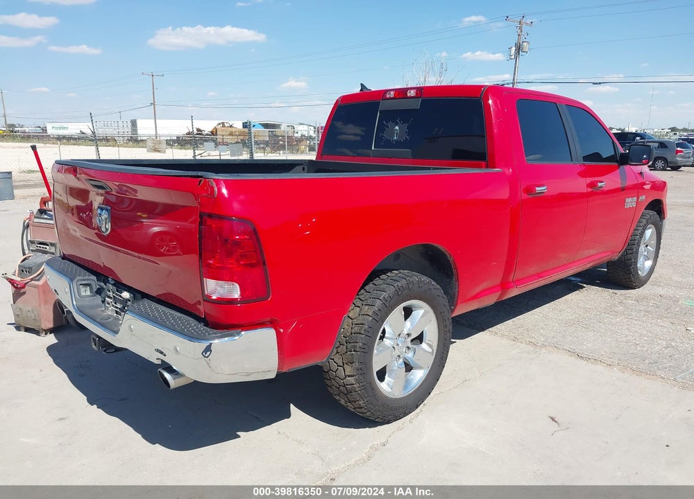 2017 RAM 1500 LONE STAR 4X4 6'4 BOX VIN: 1C6RR7TT5HS503977
