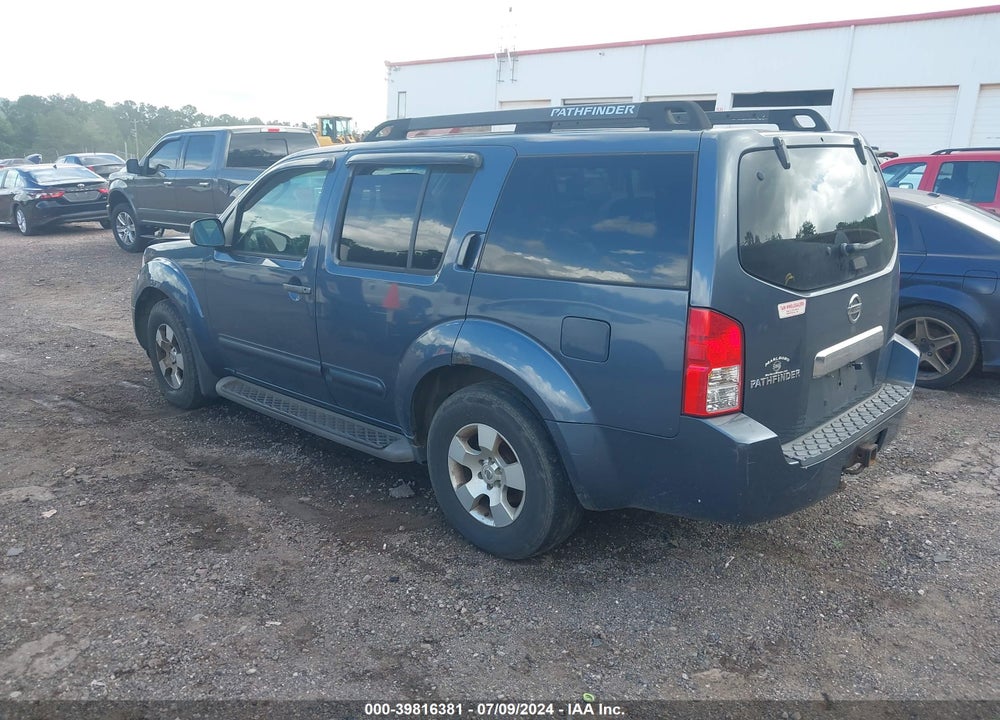 2006 NISSAN PATHFINDER S VIN: 5N1AR18W86C663232