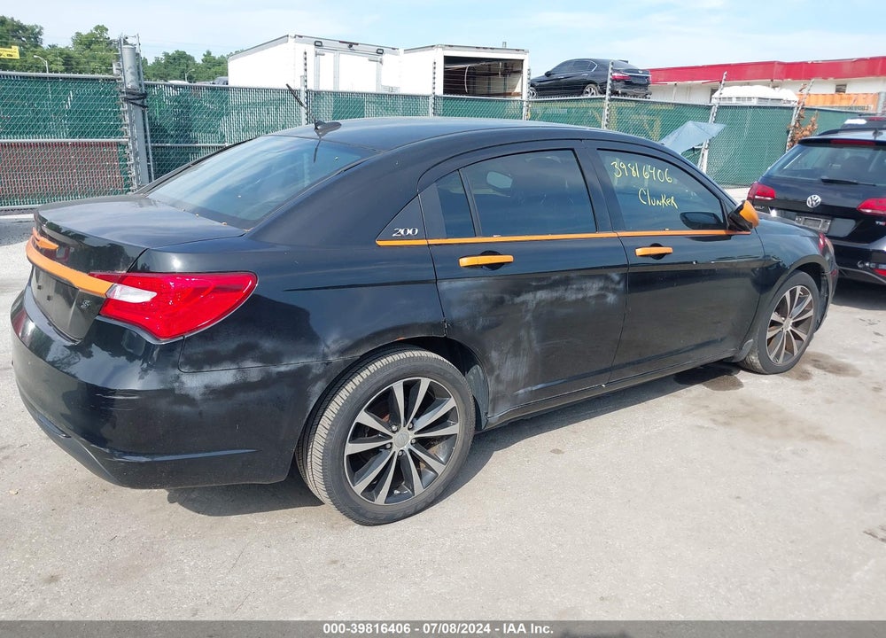 2012 CHRYSLER 200 TOURING VIN: 1C3CCBBG4CN250122
