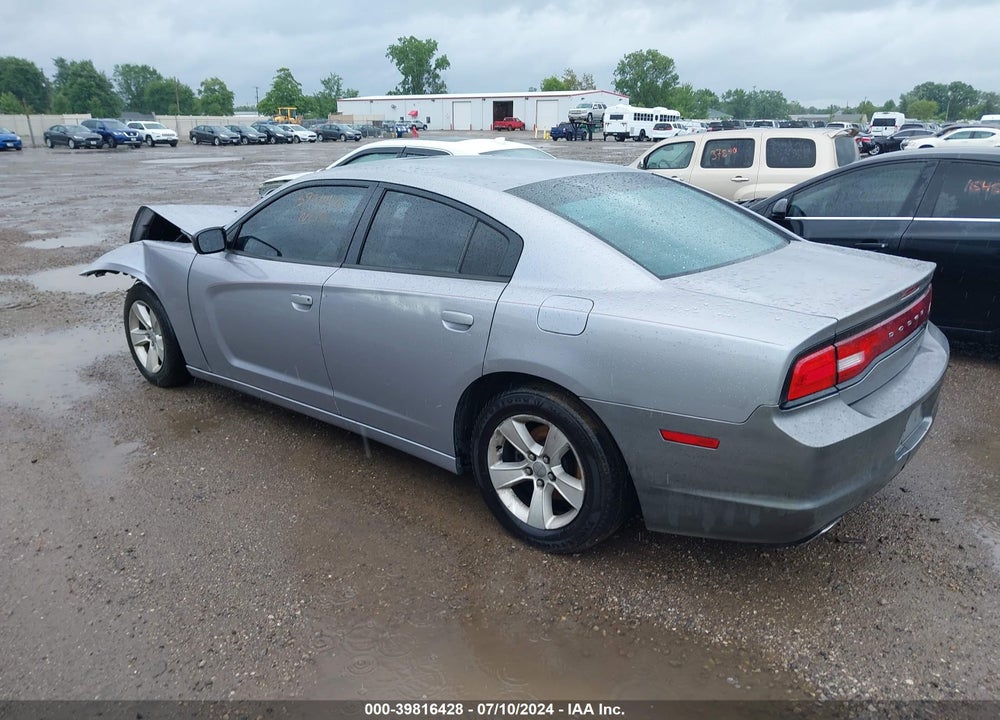 2013 DODGE CHARGER SE VIN: 2C3CDXBG9DH706202