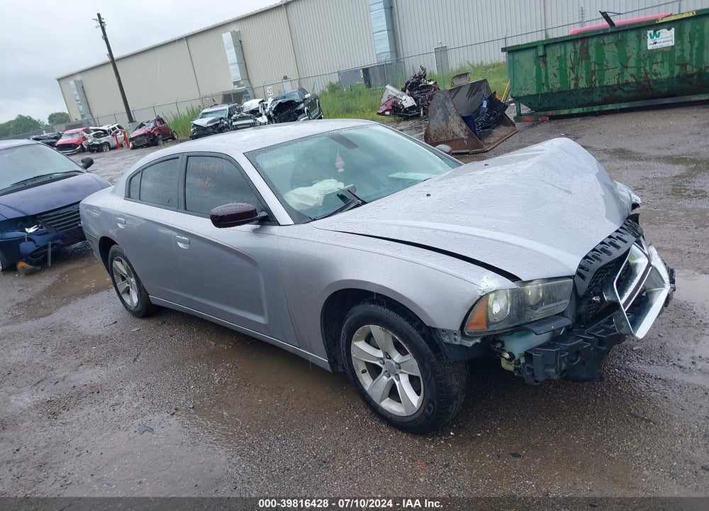2013 DODGE CHARGER SE VIN: 2C3CDXBG9DH706202