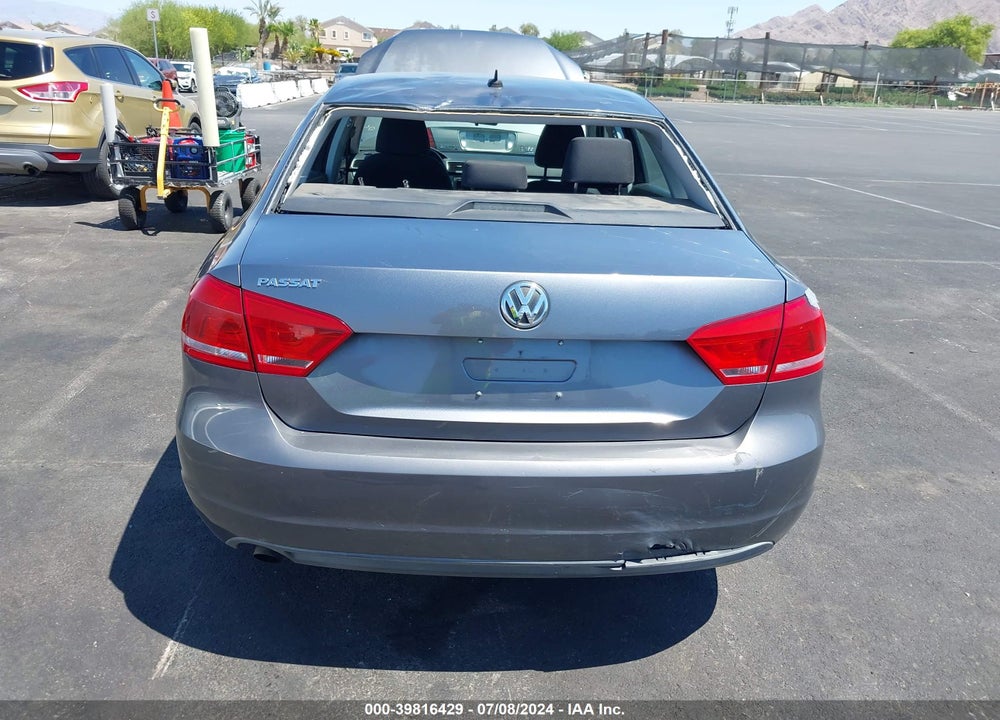2013 VOLKSWAGEN PASSAT 2.5L S VIN: 1VWAP7A33DC096662