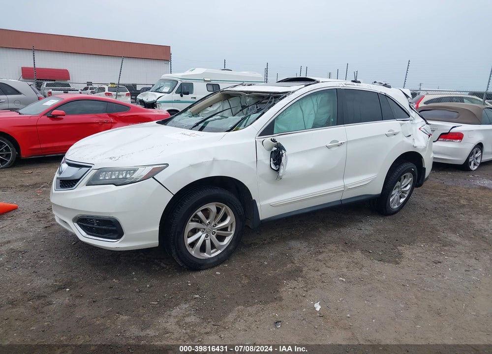 2016 ACURA RDX TECHNOLOGY   WATCH PLUS PACKAGES/TECHNOLOGY PACKAGE VIN: 5J8TB3H56GL014391
