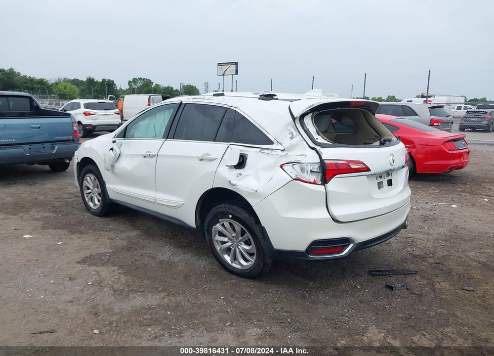 2016 ACURA RDX TECHNOLOGY   WATCH PLUS PACKAGES/TECHNOLOGY PACKAGE VIN: 5J8TB3H56GL014391
