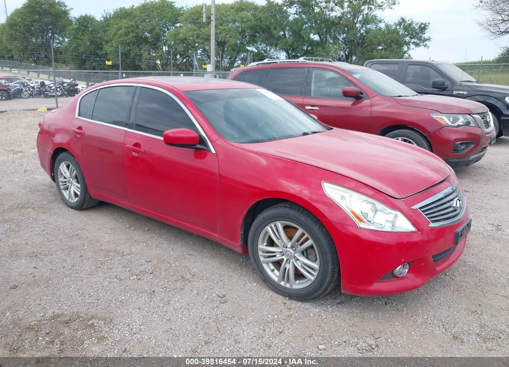 2013 INFINITI G37X VIN: JN1CV6AR7DM352556