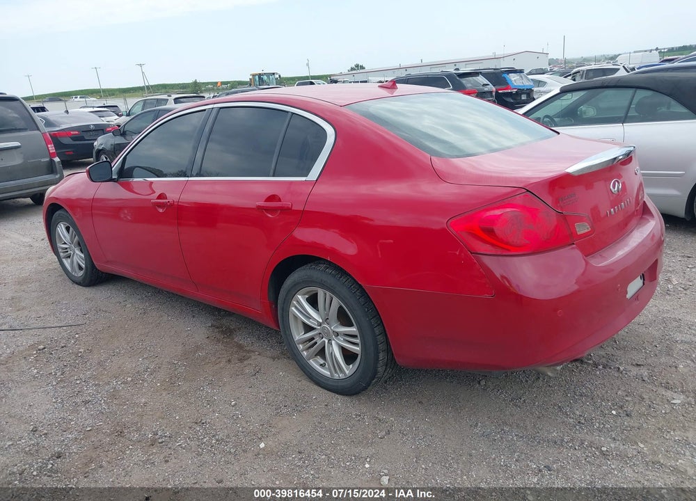 2013 INFINITI G37X VIN: JN1CV6AR7DM352556
