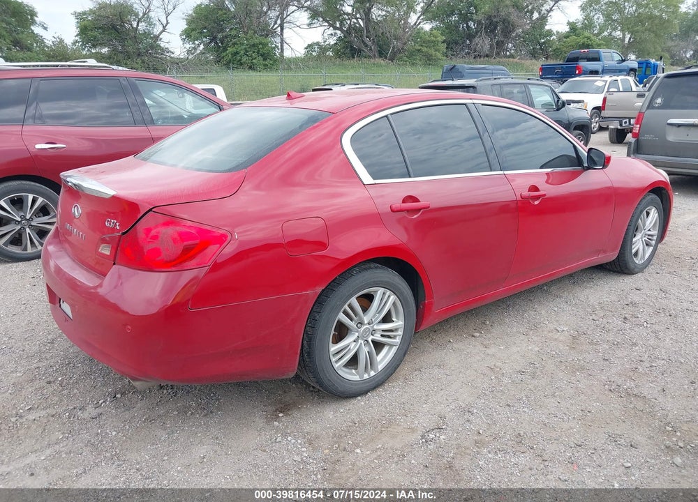 2013 INFINITI G37X VIN: JN1CV6AR7DM352556