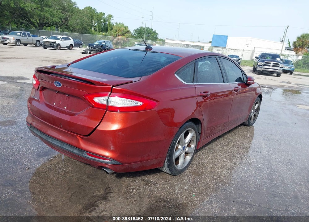 2014 FORD FUSION SE VIN: 3FA6P0H77ER173955