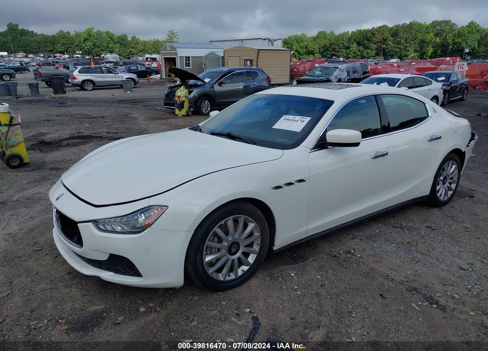 2014 MASERATI GHIBLI VIN: ZAM57XSA6E1089361