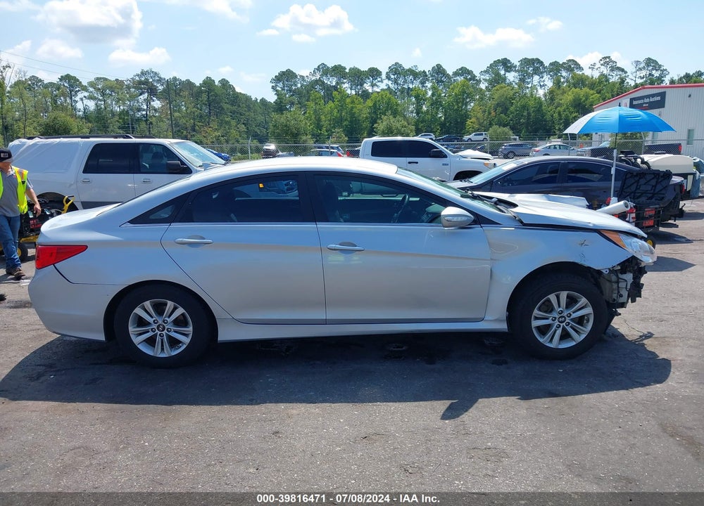 2014 HYUNDAI SONATA GLS VIN: 5NPEB4AC9EH922860