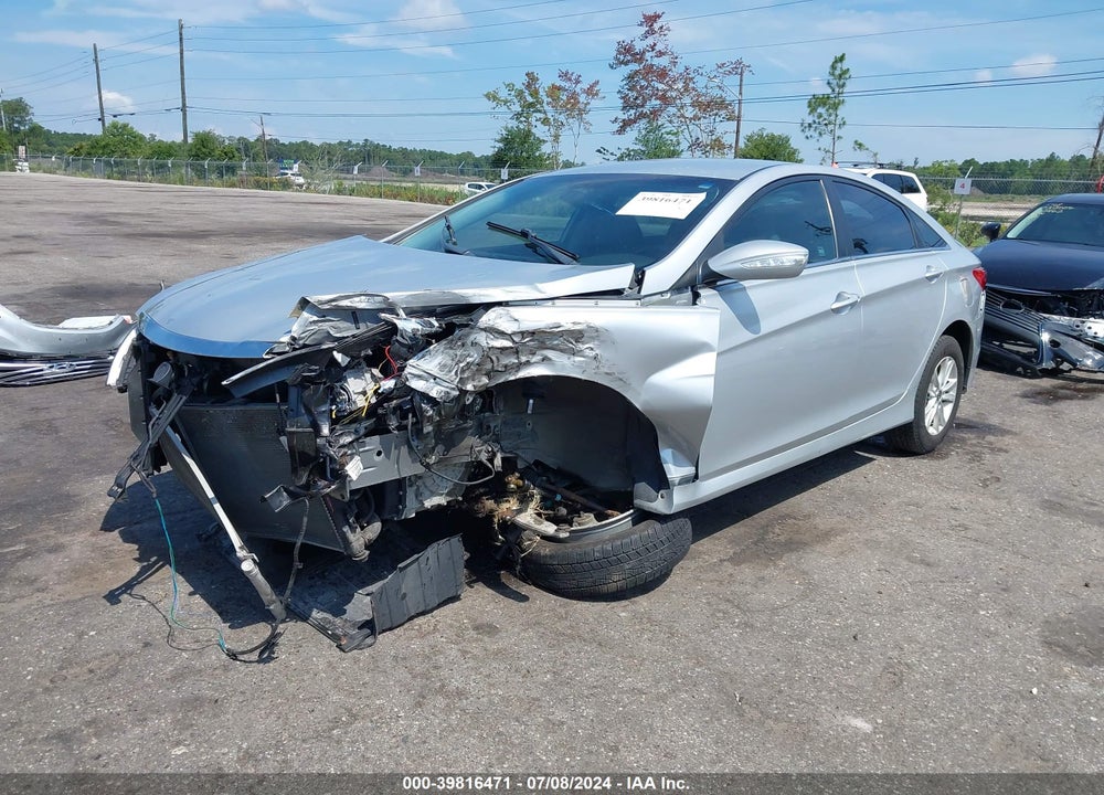 2014 HYUNDAI SONATA GLS VIN: 5NPEB4AC9EH922860