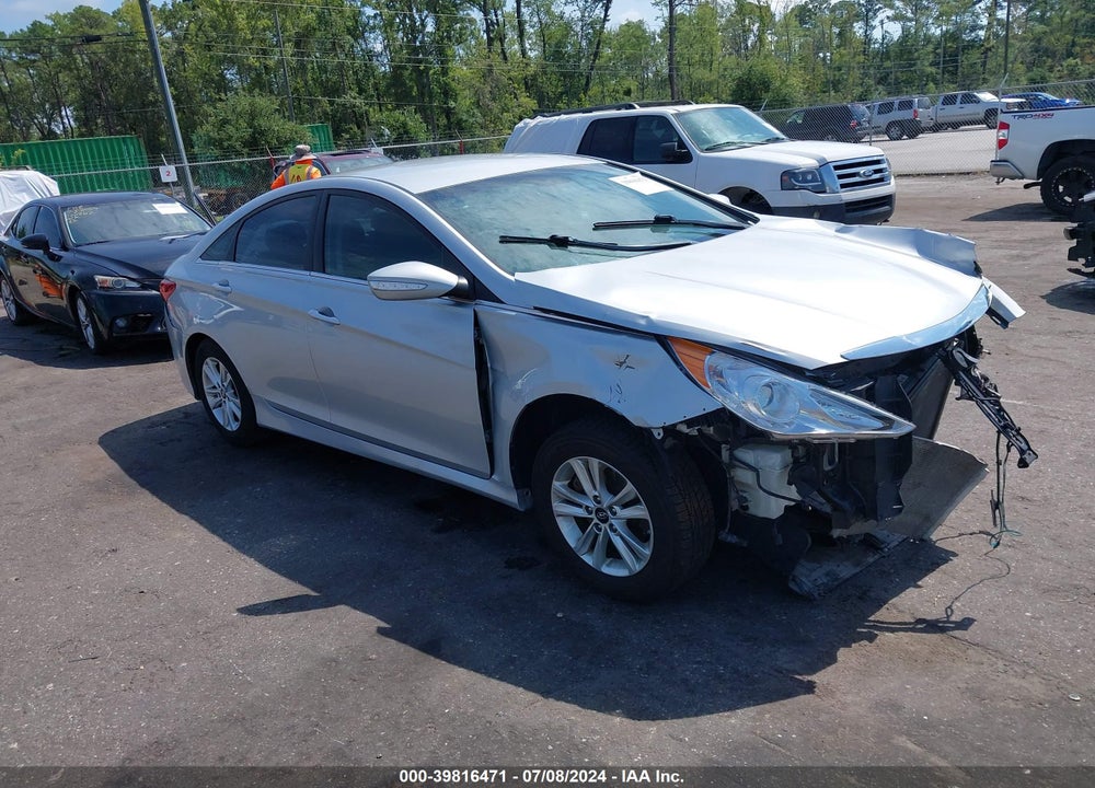 2014 HYUNDAI SONATA GLS VIN: 5NPEB4AC9EH922860