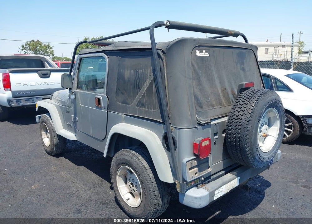 2001 JEEP WRANGLER SPORT VIN: 1J4FA49S11P323690