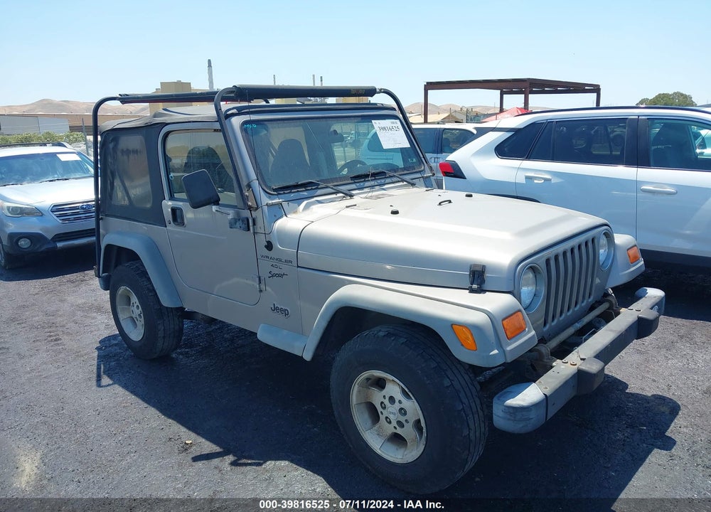 2001 JEEP WRANGLER SPORT VIN: 1J4FA49S11P323690