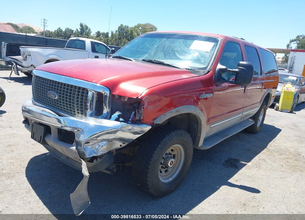 2002 FORD EXCURSION LIMITED VIN: 1FMSU43F82EA47797