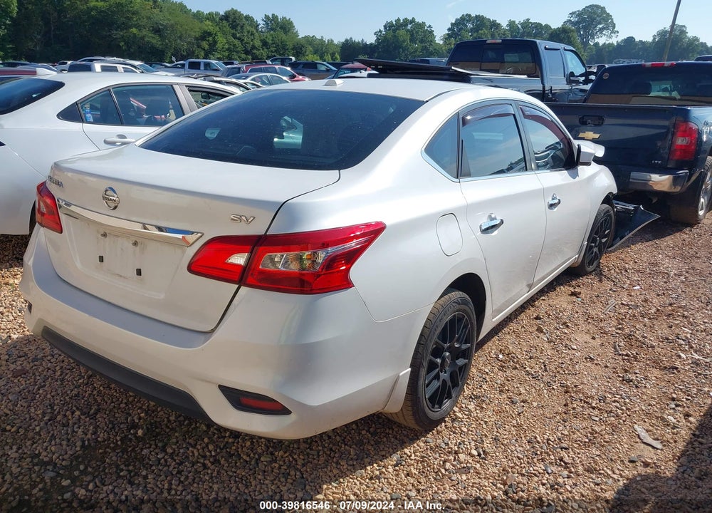 2017 NISSAN SENTRA SV VIN: 3N1AB7AP9HY221720