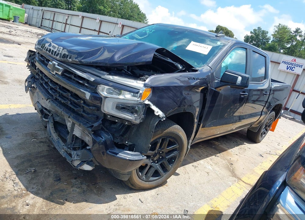 2022 CHEVROLET SILVERADO 1500 4WD SHORT BED RST VIN: 3GCUDEET5NG536709