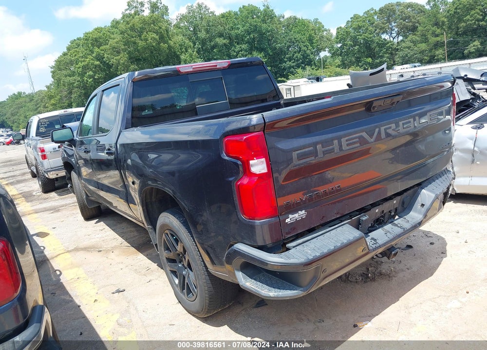 2022 CHEVROLET SILVERADO 1500 4WD SHORT BED RST VIN: 3GCUDEET5NG536709