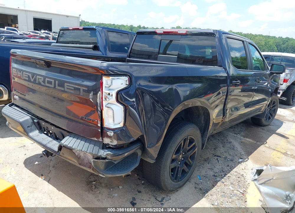 2022 CHEVROLET SILVERADO 1500 4WD SHORT BED RST VIN: 3GCUDEET5NG536709