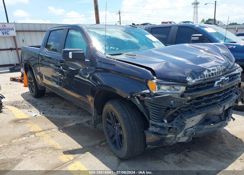 2022 CHEVROLET SILVERADO 1500 4WD SHORT BED RST VIN: 3GCUDEET5NG536709