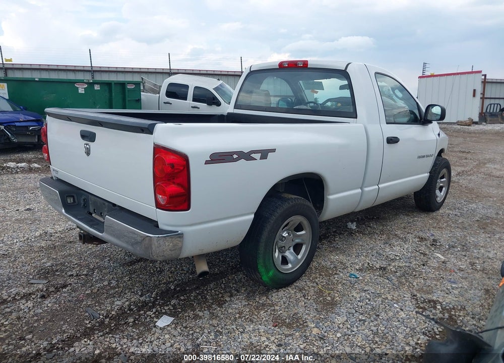 2007 DODGE RAM 1500 ST VIN: 1D7HA16K47J576781