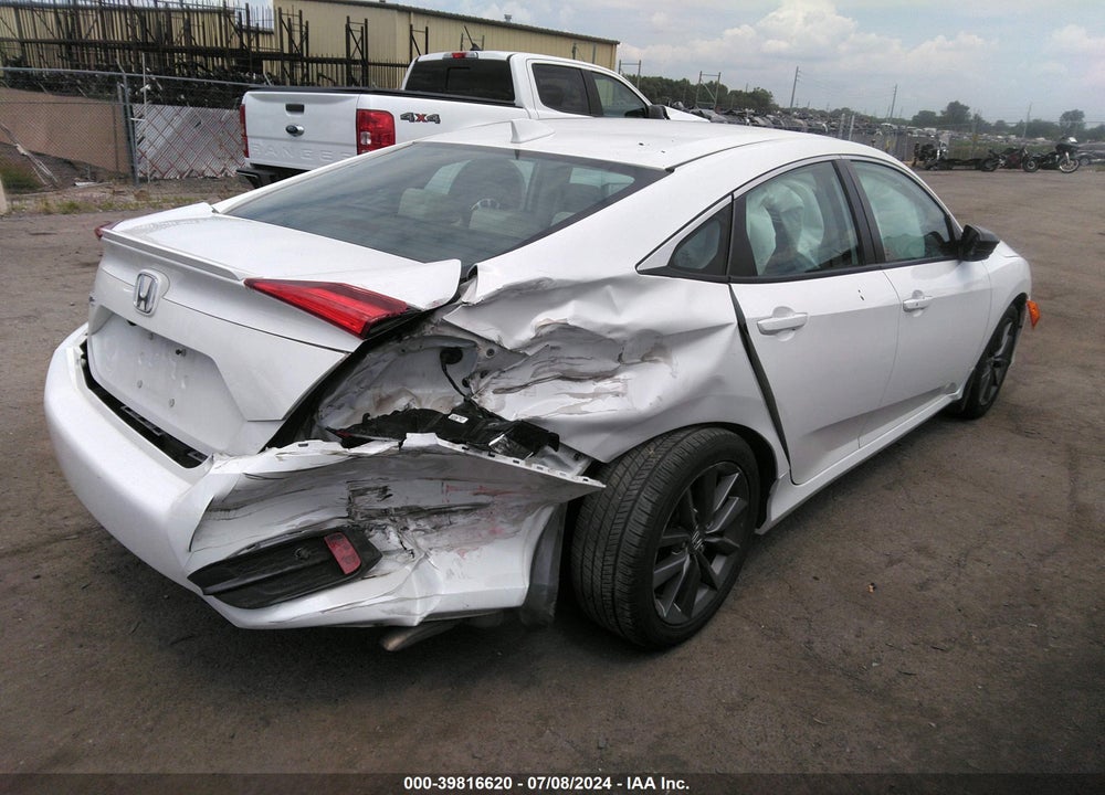 2021 HONDA CIVIC EX VIN: 2HGFC1F3XMH702595