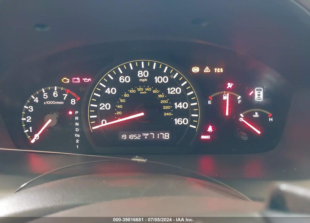 2005 HONDA ACCORD VIN: 1HGCM66565A049195