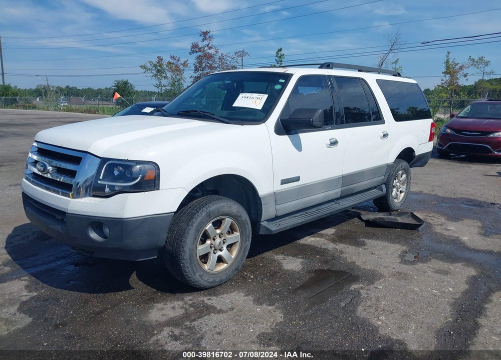 2007 FORD EXPEDITION EL XLT VIN: 1FMFK16567LA62925