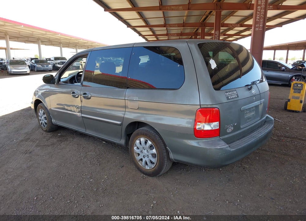 2005 KIA SEDONA EX/LX VIN: KNDUP132056756982
