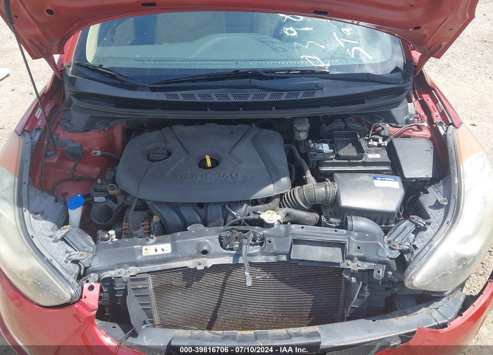 2013 HYUNDAI ELANTRA GLS VIN: KMHDH4AEXDU497029