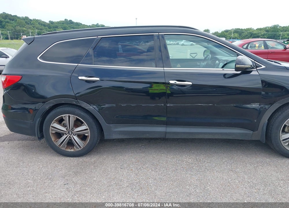 2014 HYUNDAI SANTA FE GLS VIN: KM8SR4HF8EU075622