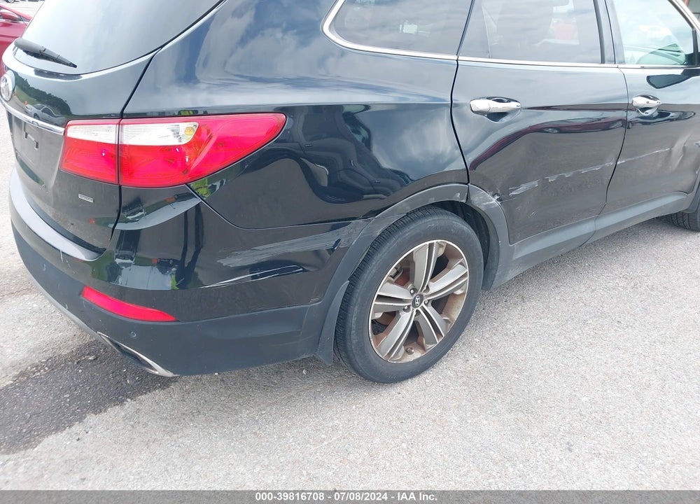 2014 HYUNDAI SANTA FE GLS VIN: KM8SR4HF8EU075622