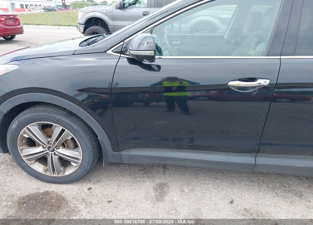 2014 HYUNDAI SANTA FE GLS VIN: KM8SR4HF8EU075622