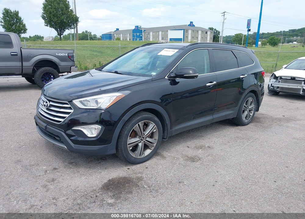 2014 HYUNDAI SANTA FE GLS VIN: KM8SR4HF8EU075622