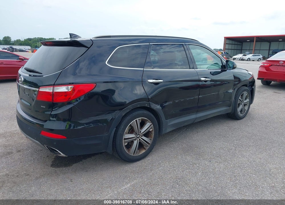 2014 HYUNDAI SANTA FE GLS VIN: KM8SR4HF8EU075622