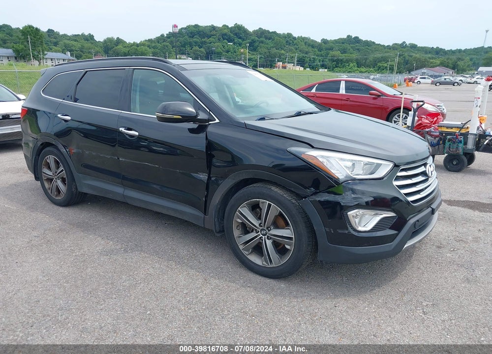 2014 HYUNDAI SANTA FE GLS VIN: KM8SR4HF8EU075622