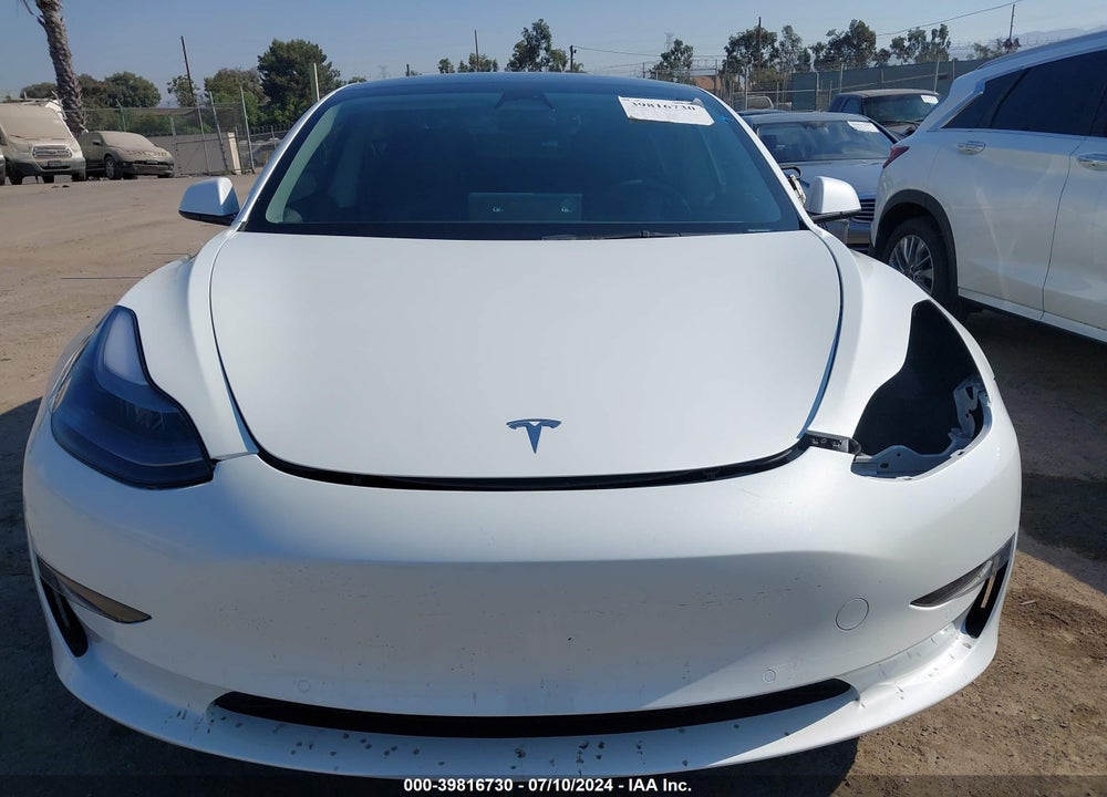 2022 TESLA MODEL 3 LONG RANGE DUAL MOTOR ALL-WHEEL DRIVE VIN: 5YJ3E1EB7NF351317