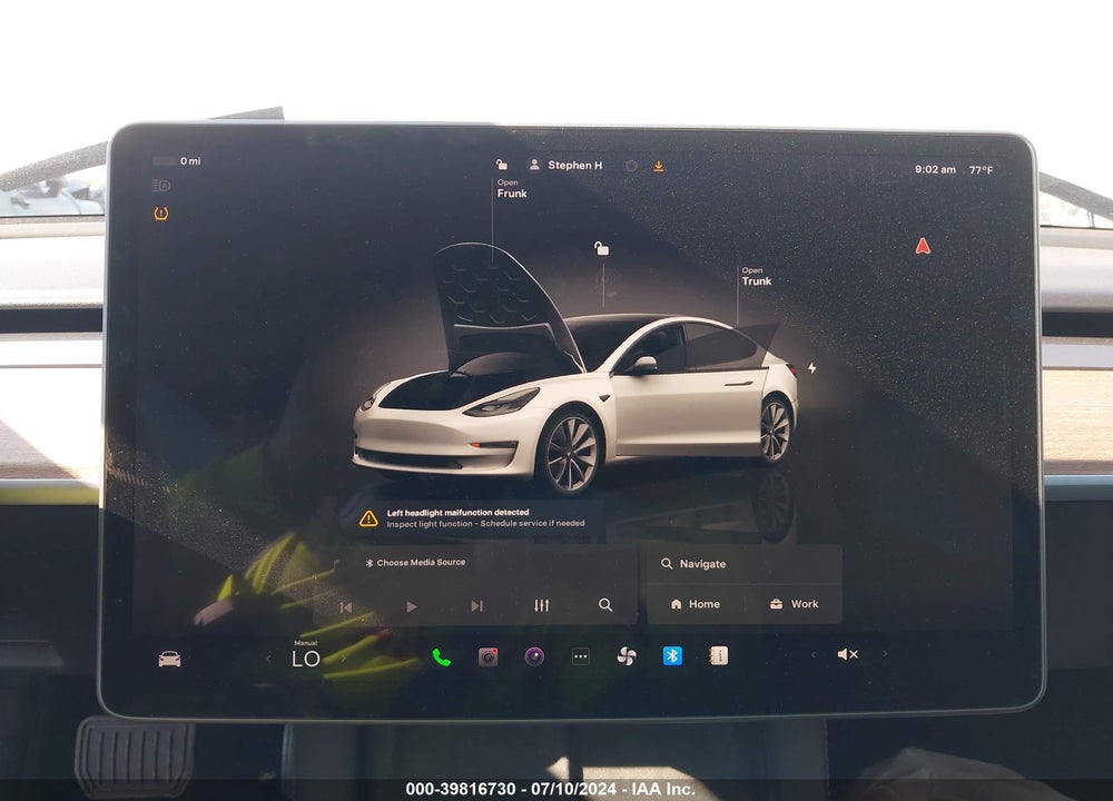 2022 TESLA MODEL 3 LONG RANGE DUAL MOTOR ALL-WHEEL DRIVE VIN: 5YJ3E1EB7NF351317