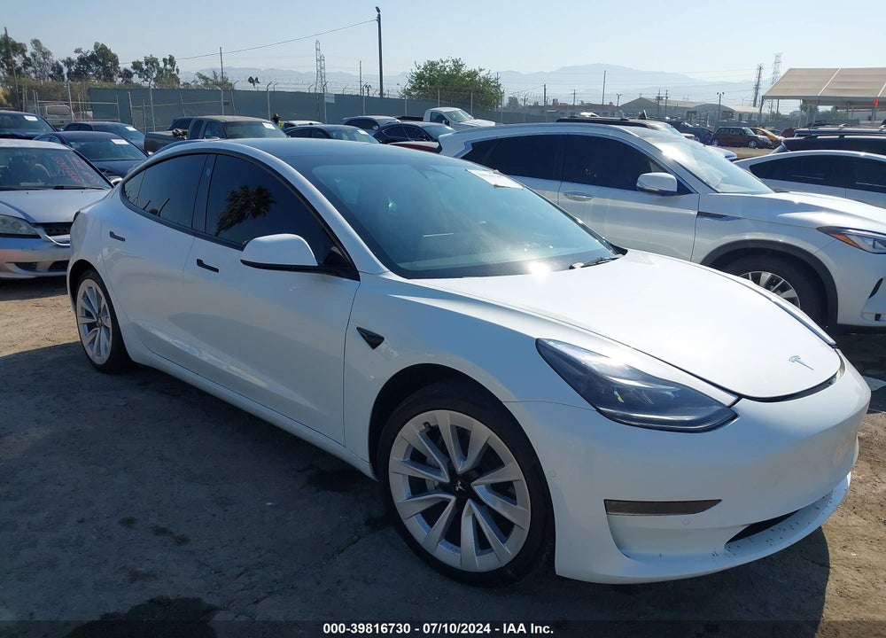 2022 TESLA MODEL 3 LONG RANGE DUAL MOTOR ALL-WHEEL DRIVE VIN: 5YJ3E1EB7NF351317