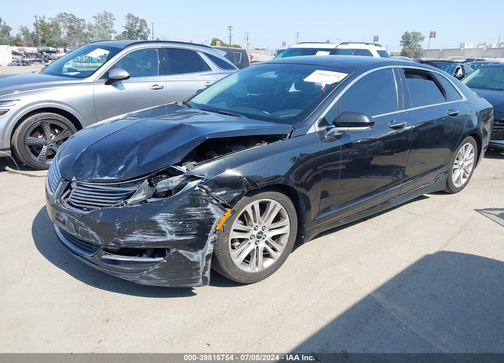 2014 LINCOLN MKZ VIN: 3LN6L2GK4ER806740