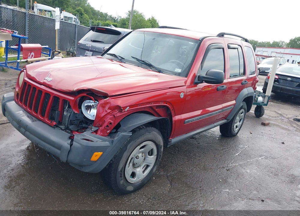 2007 JEEP LIBERTY SPORT VIN: 1J4GL48K97W521917