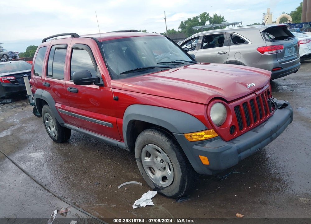 2007 JEEP LIBERTY SPORT VIN: 1J4GL48K97W521917