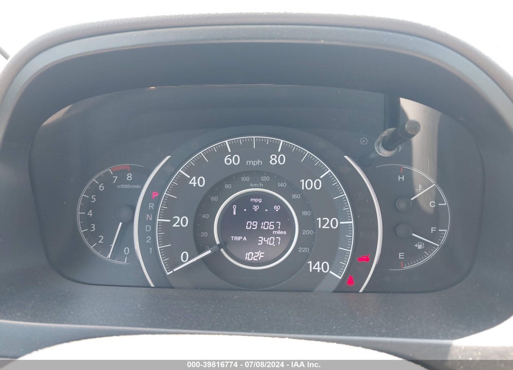 2014 HONDA CR-V EX-L VIN: 5J6RM4H74EL030705