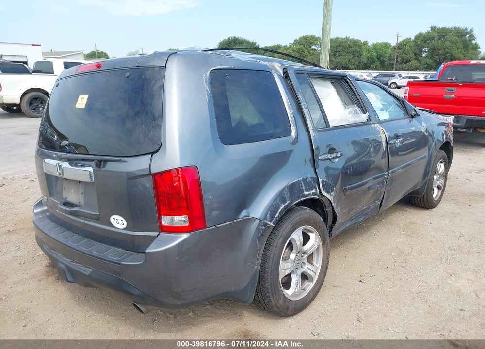 2013 HONDA PILOT EX-L VIN: 5FNYF3H5XDB028155